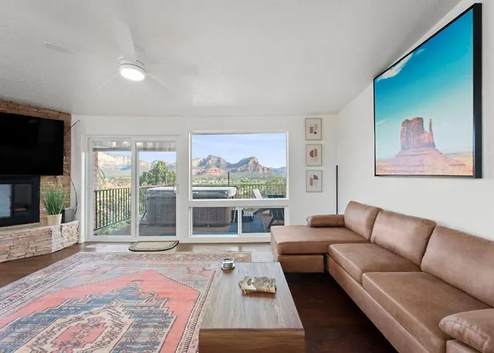 Ferienhaus Luxury Uptown With Views And Hot Tub Sedona