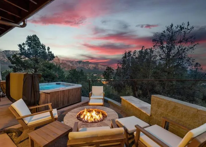 Luxury Uptown With Views And Hot Tub Ferienhaus Sedona