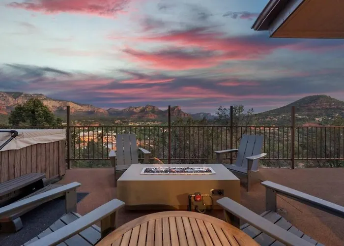 Ferienhaus Luxury Uptown With Views And Hot Tub *